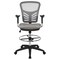 Flash Furniture Gray Draft Chair, Black Frame HL-0001-1CBLACK-LTGY-GG - alternate 9